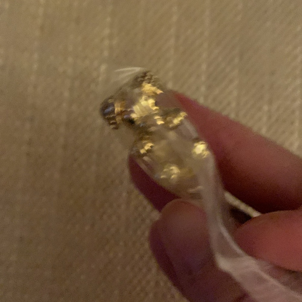 NWT Kate Spade Gold Crystal Puppy Wrap Ring Size 7 #7 NEW - Picture 11 of 15